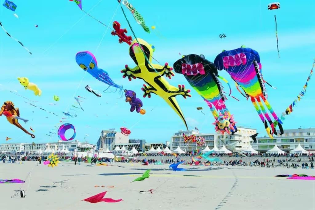Cozy D'Opale Charmant T1 Bord De Mer Cour Privee Et Clot Wifi 3 Pers Animaux Acceptes Gratuit Apartment Berck Exterior photo